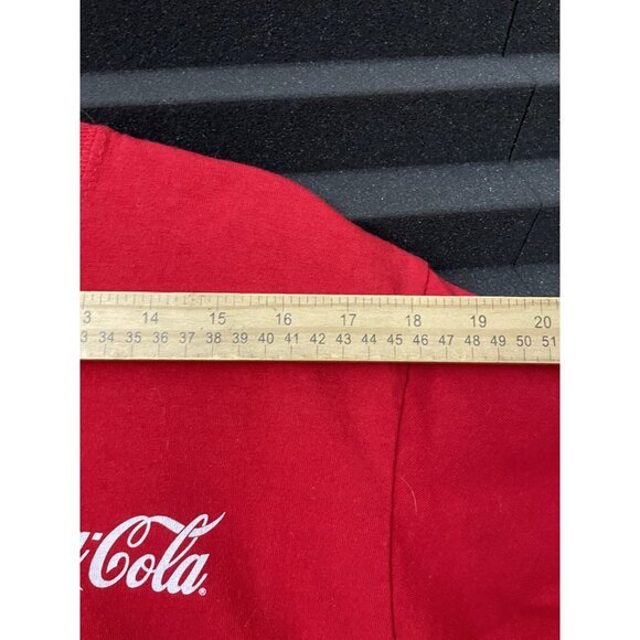 Coca Cola Shirt Men's Medium Red White Logo Adult Men We're All In This Together - Picture 7 of 10